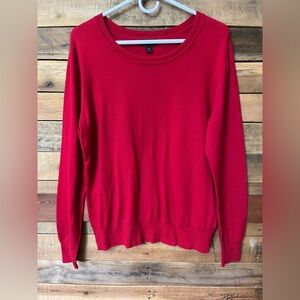 Worthington Vibrant Red Crew Neck Sweater